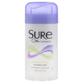 Sure Anti-Perspirant & Deodorant Invisible Solid Fresh & Cool 2.60 oz