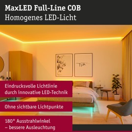 Paulmann 71200 MaxLED 1000 LED Strip Full-Line COB Basic Set 1.5 m 17 W 1038 lm 896 LEDs m RGBW 48VA