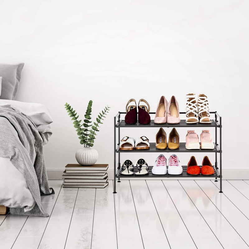 Seville Classics Sturdy Freestanding Storage Shelf for Bedroom, Closet, Entryway,