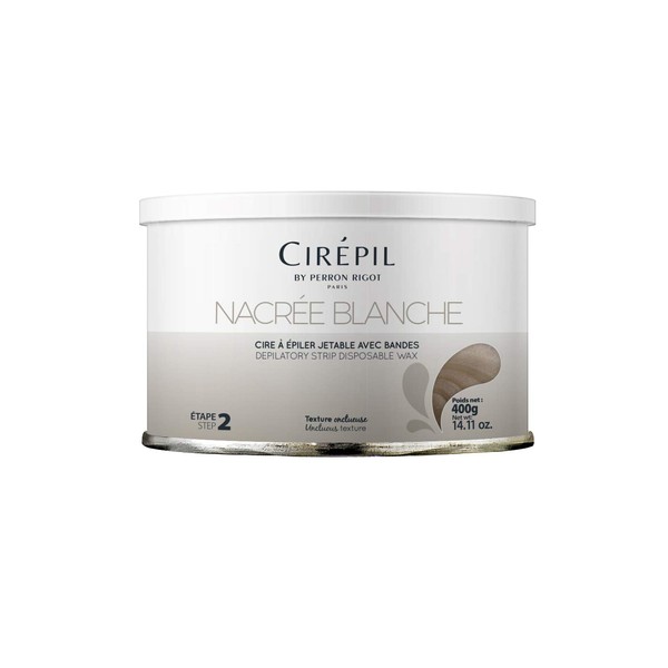 Cirepil Nacree Blanche Soft Wax, 400g/14.11oz STRIPS REQUIRED