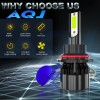 AQJ 2x HB5 9007LED Headlights 1000000LM LED Light Bulbs Kit