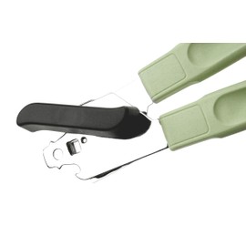 FACKELMANN Can Opener 21 cm Ecolution, Environmentally Friendly Opener with Ergonomic Handle, Sustainable and Kitchen Utensil with Functional Stainless Steel (Color - Mint Green/Light Grey)