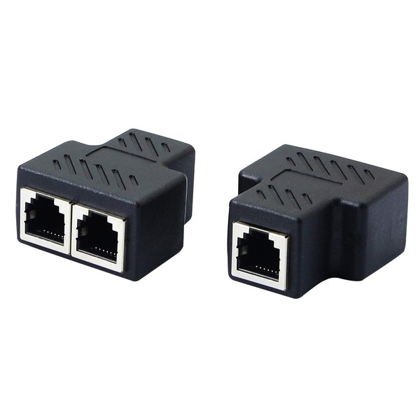 SinLoon Phone Jack Splitter RJ11 Female to 2 Female 6P6C