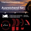 Felgenrand Aufkleber Wheel Rim Sticker Motorcycle Sticker Set Compatible with