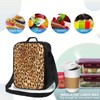 Gaakvrr Leopard Print Lunch Bag for Boys, Insulated Lunchboxg for