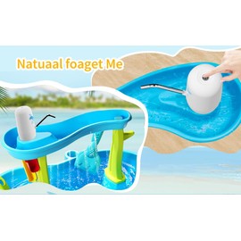 Cordless Water Table Pump for Kids,Water Table Pump for Step 2, Toddler Activity Table Accessory, Summer Outdoor Toys for Kids