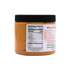 Nutty Novelties Butterscotch Peanut Butter - High Protein, Low Sugar Healthy Peanut Butter - All-Natural Peanuts Free of Cholesterol, Preservatives & Salt - 15 Ounces