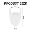 QIHUAN 1 White Beard, Simulated Beard, Role-Playing Accessories, Performance Props,