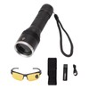 365nm UV Blacklight Flashlight USB Rechargeable Black Light Flashlight Pet