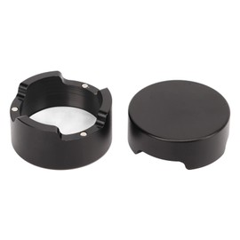 Pwshymi Magnetic Aluminum Alloy Billiard Chalk Box, Clip Set for Carrying Chalk, Stainless Steel Design Snooker Accessories