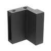TEHAUX Flat Track Barn Door Stop Durable Zinc Alloy Sliding