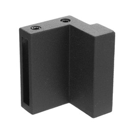 TEHAUX Flat Track Barn Door Stop Durable Zinc Alloy Sliding Door Bumper Retro Design Wall Protector for Home Office Hotel Use