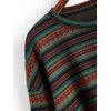 ZAFUL ZAFUL Women's Tribal Ethnic Graphic Cropped Knitwear Bohemian Long