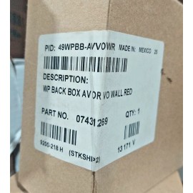 Simplex 49WPBB-AVVOWR Weatherproof Back Box (Part No. 07431269) P1