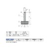 Sugatsune スガツネ工業 ランプ印 アジャスター MKR-N32型 首振り機構付 MKR-N32DG32