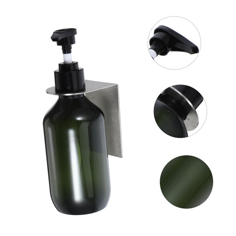 COHEALI 304 Stainless Steel Wall Mounted Soap Dispenser Set Refillable