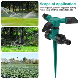 Sprinklers for Yard Large Area, 360Rotating Lawn Sprinkler, Powerful and Even Watering for Lawns and Gardens， Yard Sprinklers for Kids, Pets Playing