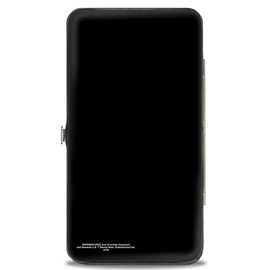 Buckle-Down Hinge - Supernatural Dean Crazy People Quote / Winchester Pentagram Black/Grey Purse, Multicoloured, 7 x 4 US, multicoloured