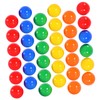 Kisangel 100pcs Raffle Balls Openable Plastic Lottery Balls Bright Colors