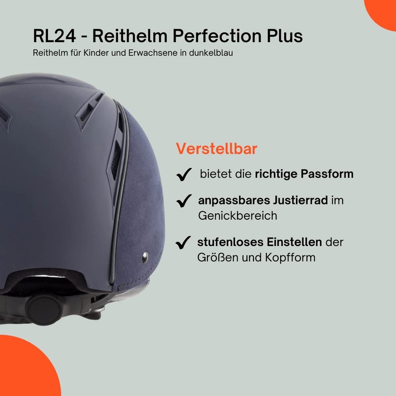 RL24 - Perfection Plus Riding Helmet | Size and Head