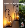 Homemory 2" x 2" Timer Flickering Flameless Candles, Realistic Battery