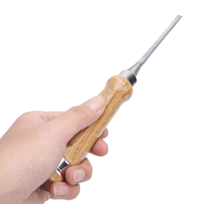 4pcs/set Wood Carving Chisel Flat Blade DIY Woodworking Hand Tool
