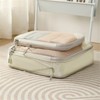 QUINTRA Compression Pack Cubes 3/4 Set Compressible Packing Cubes with