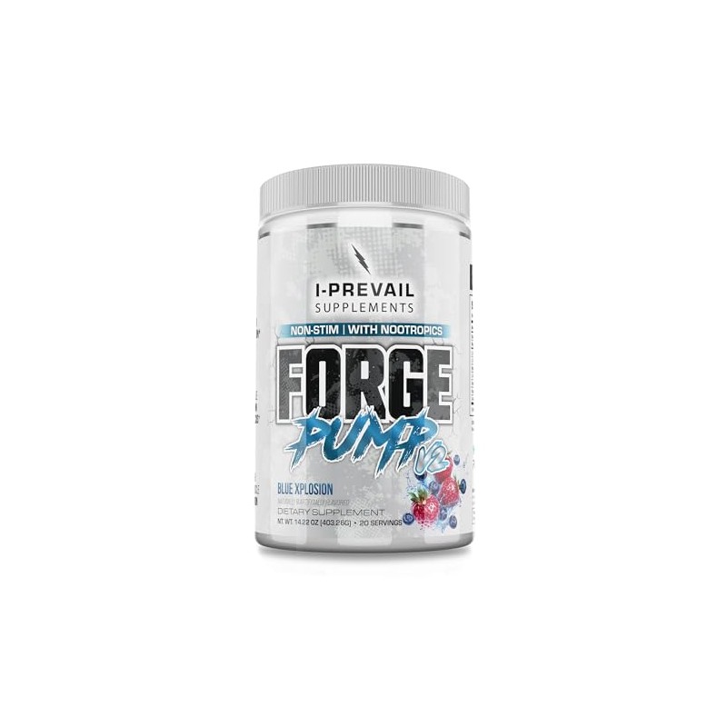 I-Prevail Supplements Forge Pump V2 Non-Stimulant Pre-Workout Nitric Oxide Boosting