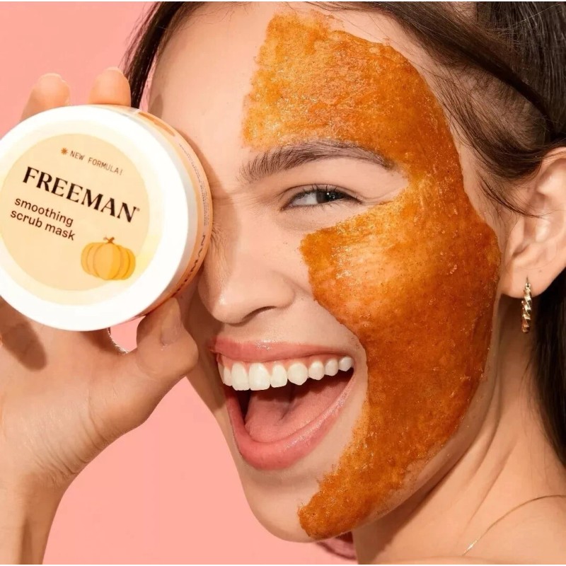 Freeman new 2 pc Freeman Smoothing Scrub Mask Pumpkin 2