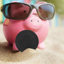 Totority Piggy Bank Plugs 5pcs Assorted Rubber Stoppers Round Reusable Plugs for Money Bank Easy Installation Safe and Reliable for Money Saving Box