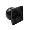 Tsnamay 4Pcs Black Fence Post Caps with Top Ball,Post Caps
