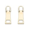 DEVENTORZ Zipper Slider Replacement Pulls, Set of 2, Metal Zippers,