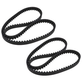2 x HTD856-8M-12 Lawnmower Drive Belt Compatible with Stiga 105 Combi Deck 9585-0165-01 Black Rubber Closed Buckle