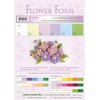 Leane Creatief A4 0.8mm Flower Foam Sheets 6pcs - Set 1 Pastel Colours