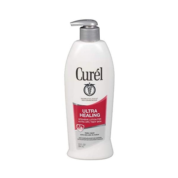 Curel Ultra Healing Lotion For Extra Dry Skin 13 oz (Value Pack of 2)