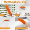 Ceiling Fan Cleaner Dusters with 72'' Extension Pole, Reusable Microfiber