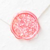 Nuvretk 30pcs Handmade Wax Seal Stickers, 3D Sakura Cluster Design,