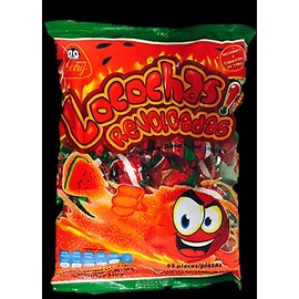 Beny Locochas Revolcadas Hard Candies  with chili coating   55ct 1lb 3.37oz bag