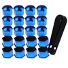 Nihfien 20 Pcs Wheel Lug Nut Covers, 19mm Universal Anti-Rust