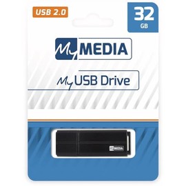 MyMedia 32GB USB 2.0 Memory Stick MyUSB Drive Black