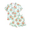 JiAmy Girls Pyjamas 2 Piece Set Fruit Print Short Sleeve