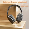 Auriculares Inalámbricos Diadema Con Micrófono 400mah Negro Diadema Vulata P9