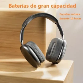 Auriculares Inalámbricos Diadema Con Micrófono 400mah Negro Diadema Vulata P9 Pro Max Algodón Acolchado Orejeras Transpirables Rotación Libre