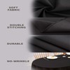 RUISIBO Round Table Cloths 60 Inch Black Tablecloth Party Outdoor