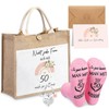 Xuniea Birthday Gift for Women Included Jute Carry Bag Socks