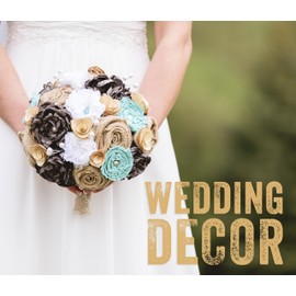 VViViD Burlap Fabric Roll (1/2” x 35ft) Natural Jute for DIY Crafts, Wedding Decorations, Gift Wrapping & Home Accents