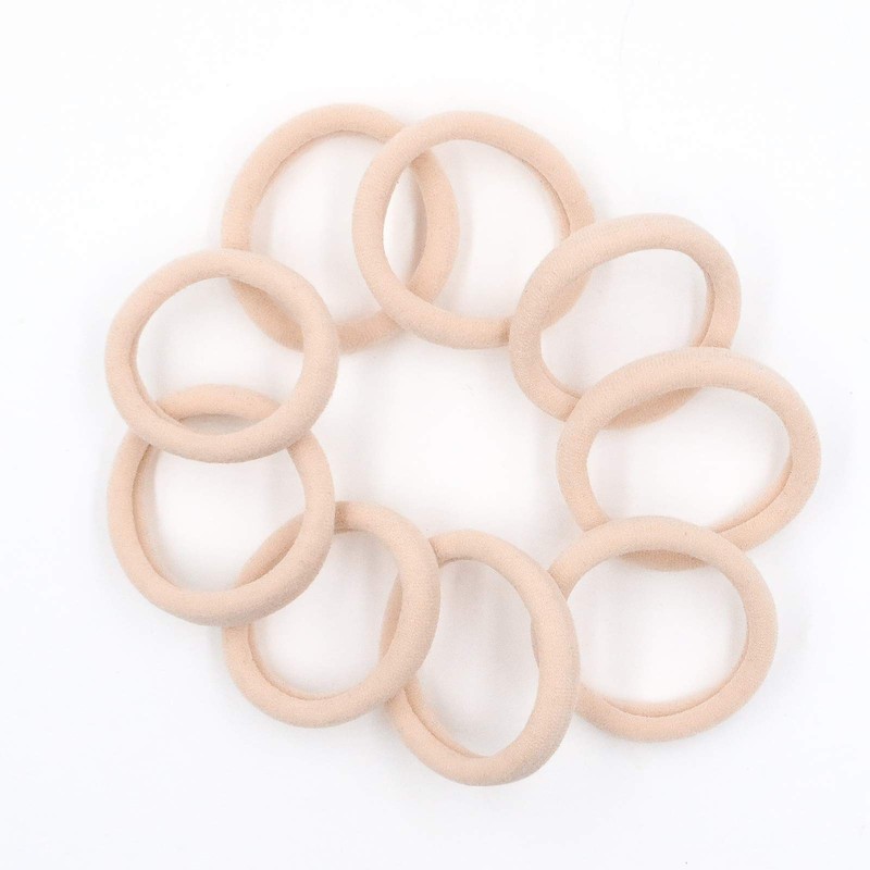 50 Pieces Nylon Hair Ties Cotton Large Hair Bands Nylon