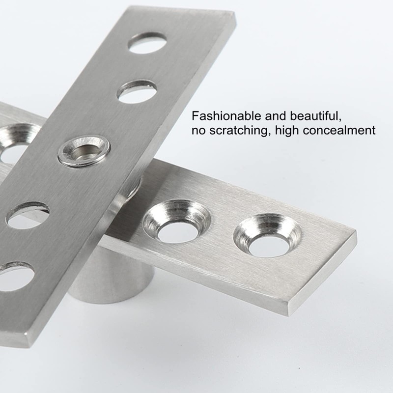 2 Pack Door Pivot Hinge 270°Rotation Hidden Door Hinge Concealing