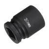 sourcing map 6-Point Impact Socket 3/4" Drive 30mm Metric 40Cr
