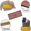 Cashmere Pill Remover Comb with Natural Cedar Wood Handle (Double